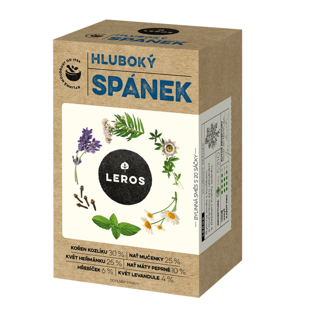 Hluboký spánek čaj porcovaný 20g Leros